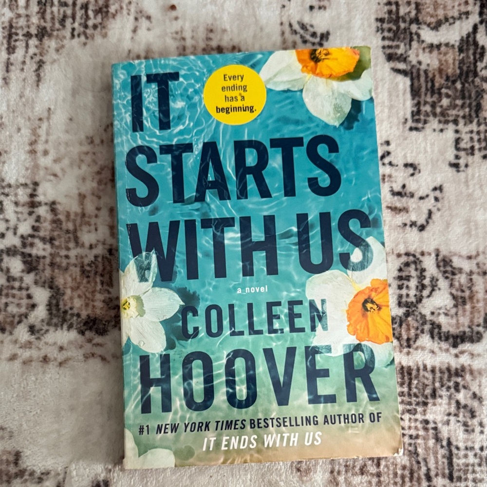 'It Starts With Us' Novel - Blue Cover